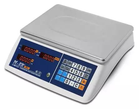 Весы фасовочные Mertech M-ER 223AC-15.2 с печ.этик. серый (3621)