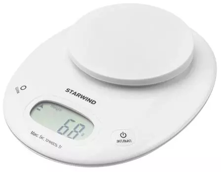 Весы кухонные Starwind SSK4171 белый