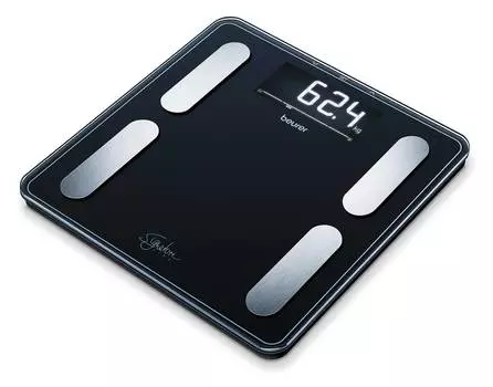 Весы напольные электронные Beurer BF400 Signature Line черный (735.74)