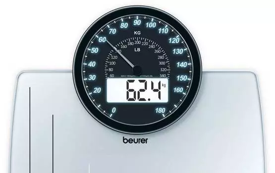 Весы напольные электронные Beurer GS58 белый (766.10)