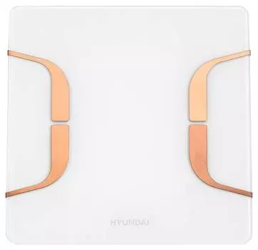 Весы напольные электронные Hyundai H-BS03871 белый