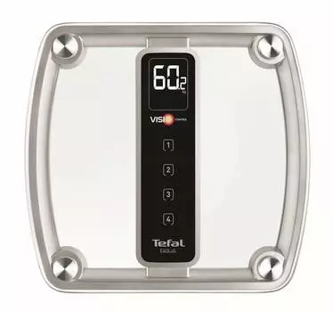 Весы напольные электронные Tefal PP5150V1 серебристый (2100086690)