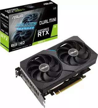 Видеокарта Asus DUAL-RTX3060TI-8G-MINI-V2 8192 МБ RET