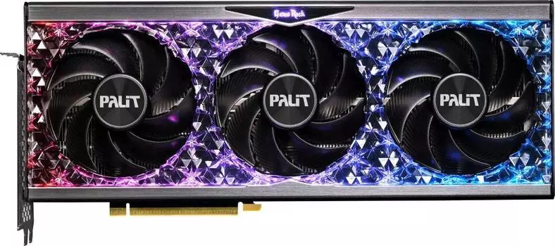 Видеокарта Palit PA-RTX4080 GAMEROCK OC 16384 МБ, RET (ned4080s19t2-1030g)