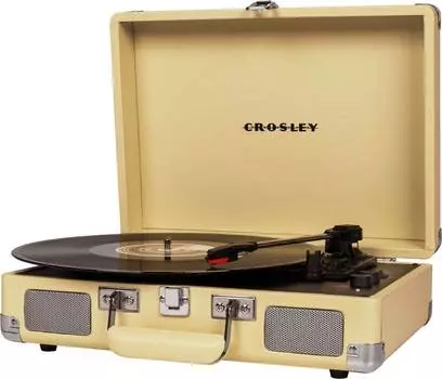 Виниловый проигрыватель Crosley Cruiser Deluxe желтый (cr8005d-fw)