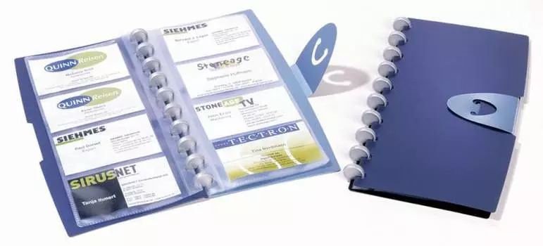 Визитница Durable Visifix Walk 2452-07 синий