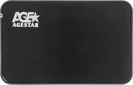 Внешний корпус для HDD/SSD AgeStar 3UB2A8-6G SATA III черный (3ub2a8-6g (black))