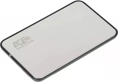 Внешний корпус для HDD/SSD AgeStar 3UB2A8S-6G SATA III серебристый (3ub2a8s-6g (silver))