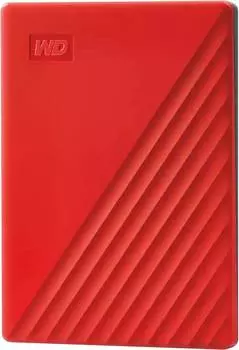 Внешний жесткий диск 2Tb WD My Passport WDBYVG0020BRD-WESN красный USB 3.0