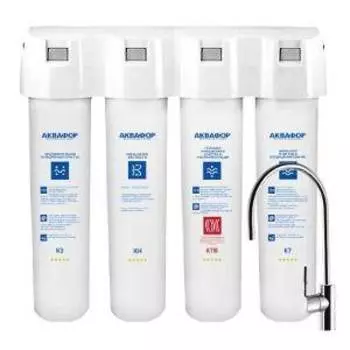 Водоочиститель Аквафор Кристалл Эко H модификация А, четырехступенчатая очистка