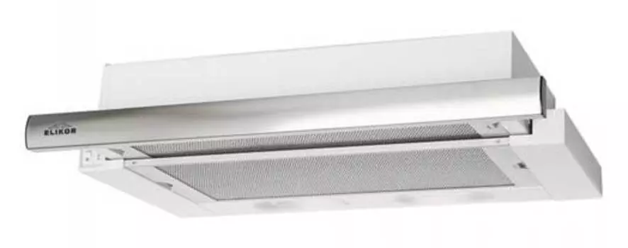 Встраиваемая вытяжка Elikor Интегра 50П-400-В2Л белый/нержавеющая сталь (кв ii м-400-50-250)