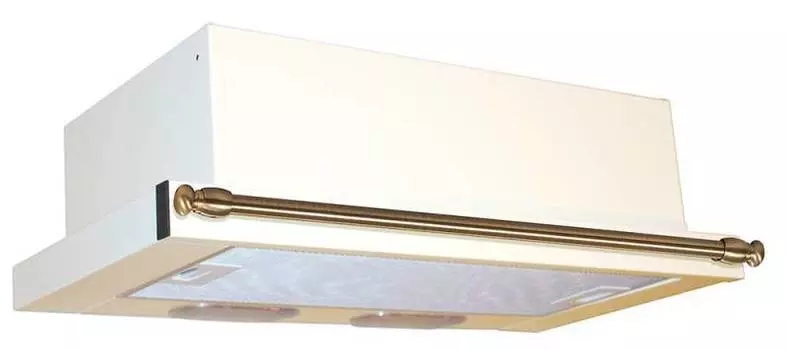 Встраиваемая вытяжка Elikor Интегра 60П-400-В2Л кремовый/рейлинг бронза (кв ii м-400-60-260)