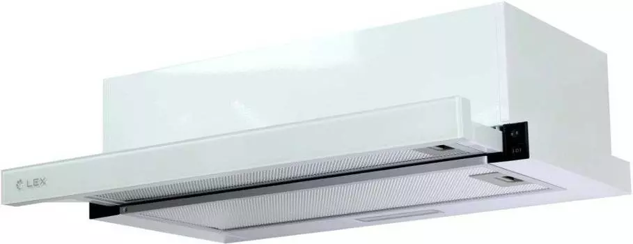 Встраиваемая вытяжка Lex Hubble G 500 WH белый/стекло белое (chat000034)