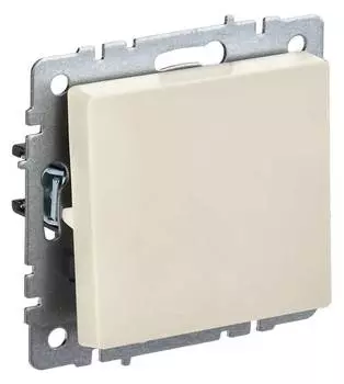 Выключатель IEK Brite ВС10-1-0-БрКр бежевый (br-v10-0-10-k10)
