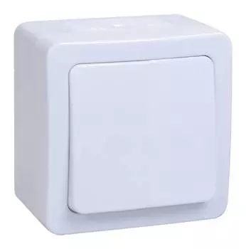 Выключатель IEK Гермес Plus белый (evmp10-k01-10-54-ec)