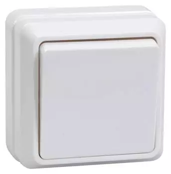 Выключатель IEK Октава белый (evo10-k01-10-dc)
