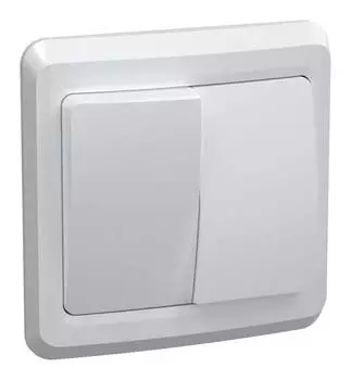 Выключатель IEK Вега белый (evv20-k01-10-dm)
