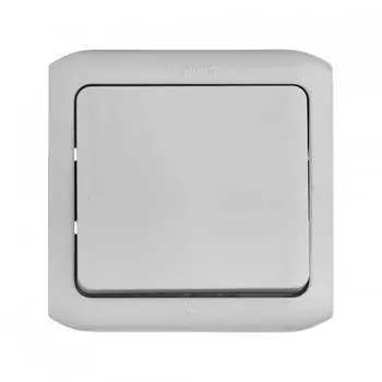 Выключатель Legrand Quteo серый (782330)