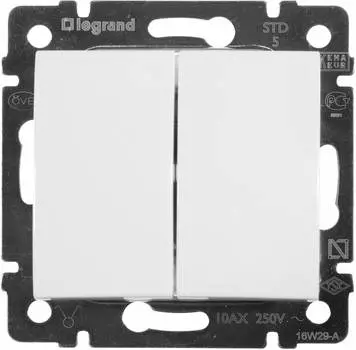 Выключатель Legrand Valena белый (774405)
