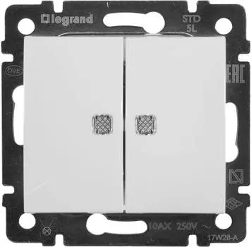 Выключатель Legrand Valena белый (774428)