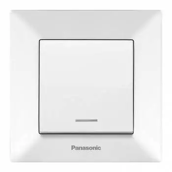 Выключатель Panasonic Arkedia белый глянцевый (wmtc00022wh-ru)