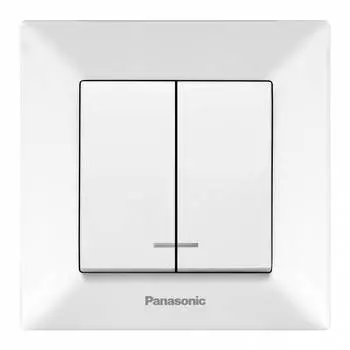 Выключатель Panasonic Arkedia белый глянцевый (wmtc00102wh-ru)