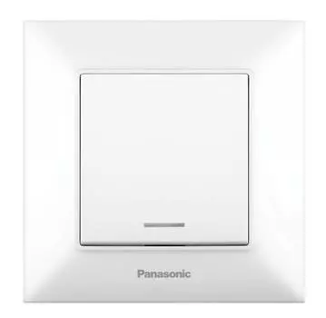 Выключатель Panasonic Arkedia Slim белый (wntc00022wh-ru)