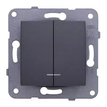 Выключатель Panasonic Karre&amp;Arkedia дымчатый (wktt00102dg-ru)