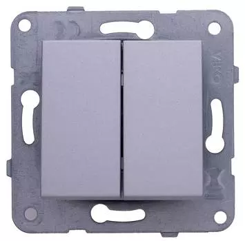 Выключатель Panasonic Karre&amp;Arkedia серебро (wktt00092sl-ru)