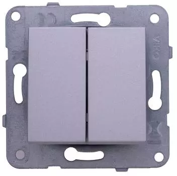 Выключатель Panasonic Karre&amp;Arkedia серебро (wktt00122sl-ru)