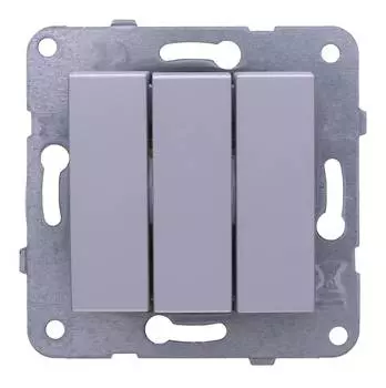 Выключатель Panasonic Karre&amp;Arkedia серебро (wktt00152sl-ru)