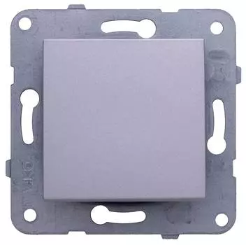 Выключатель Panasonic Karre&amp;Arkedia серебро (wktt00432sl-ru)
