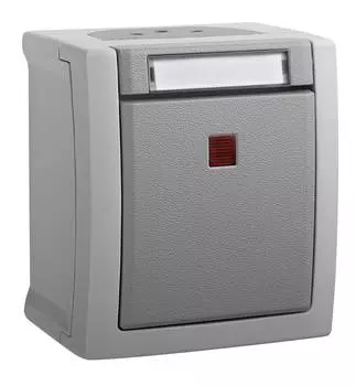 Выключатель Panasonic Pacific серый матовый (wptc40022gr-ru)