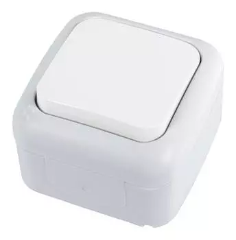 Выключатель Panasonic Palmiye белый глянцевый (90555401-ru)