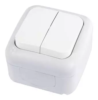 Выключатель Panasonic Palmiye белый глянцевый (90555402-ru)