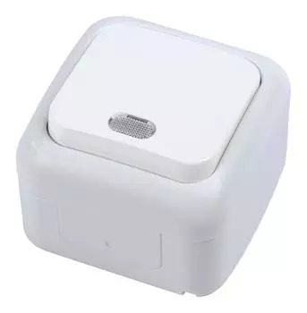 Выключатель Panasonic Palmiye белый глянцевый (90555463-ru)