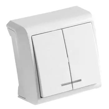 Выключатель Panasonic Vera белый глянцевый (90681050-ru)