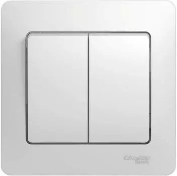 Выключатель Schneider Electric Glossa белый (gsl000152)