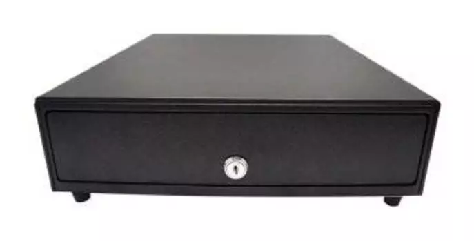 Ящик денеж. Атол CD-330 9отдел. черный (38709)