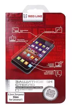 Защитное стекло Redline для смартфонов 5" (ут000006690)
