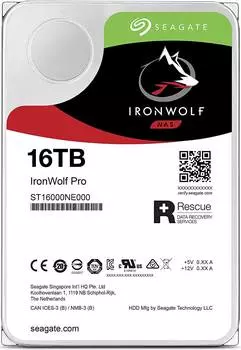 Жесткий диск Seagate Ironwolf Pro 16Tb ST16000NE000