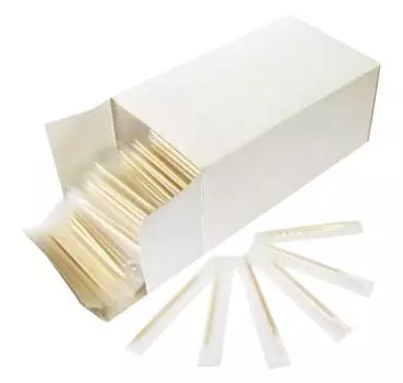 Зубочистки инд.уп. (упак.:1000шт) дерево карт.кор.