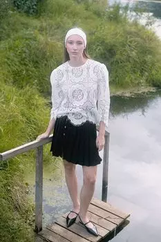 Блуза из кружева