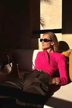 Боди из трикотажа с драпировкой