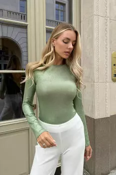 Боди из трикотажа с напылением