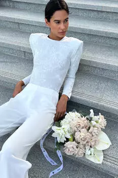 Боди из трикотажа с жаккардовым переплетением