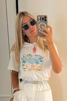 Футболка с принтом Saint-Tropez