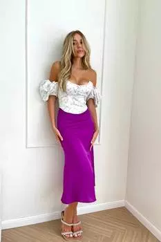 Юбка годе из вискозы