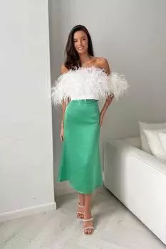 Юбка годе из вискозы