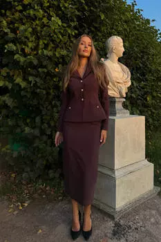 Юбка-макси прямая